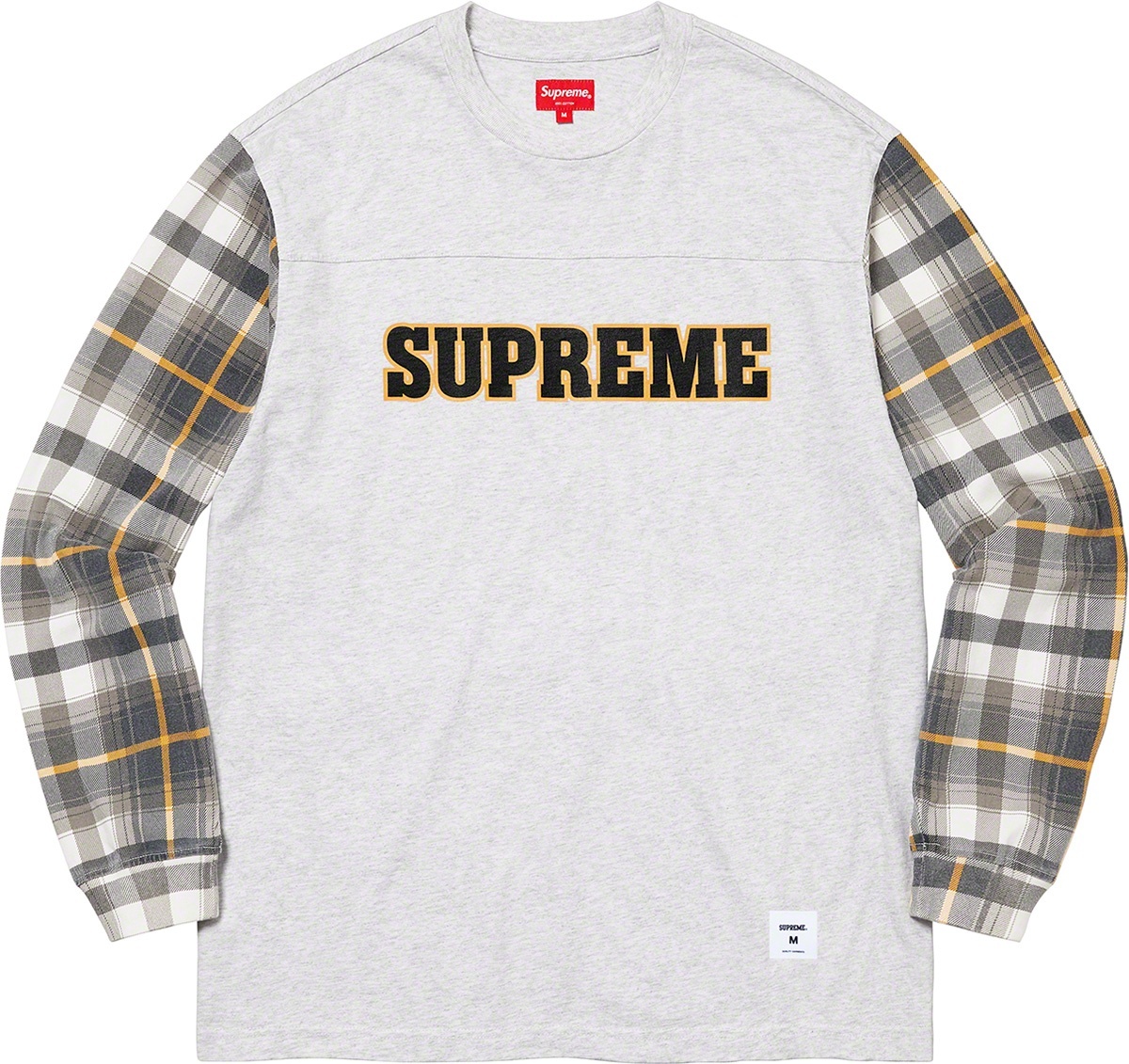 Plaid Sleeve L/S Top view 3